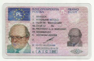 Prawo jazdy Mirosław Makuch