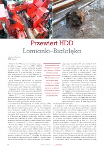Przewiert HDD Łomianki - Białołęka (1)
